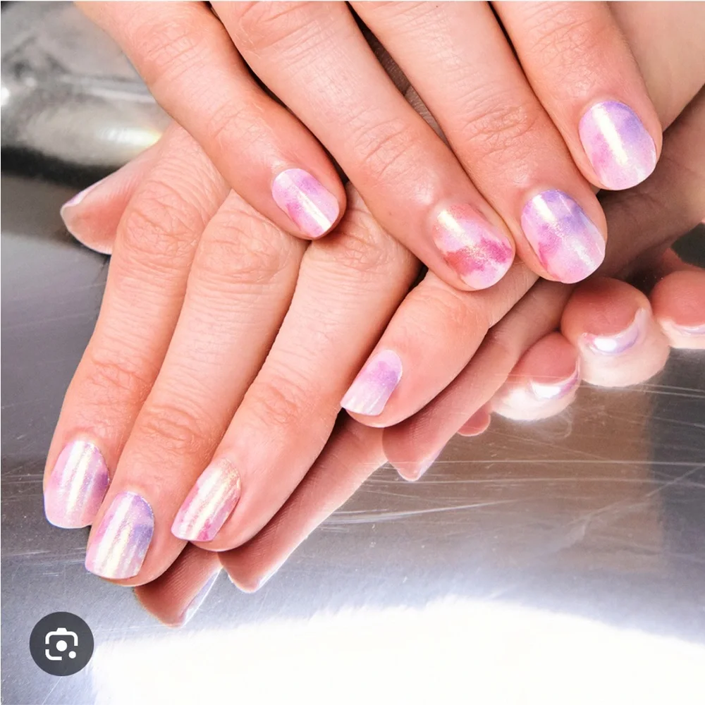 *Retired* Color Street: Painted Dawn | Pastel Pink Clouds Watercolor Purple - Picture 5 of 12